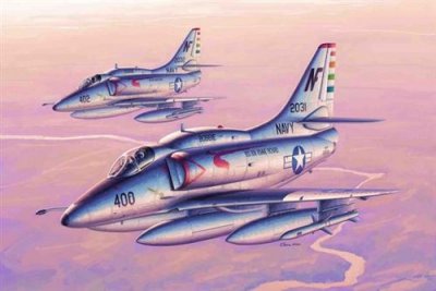 TRUMPETER Maquette avion  A-4F "SKY HAWK"- 1/32 - Maquette d'avion