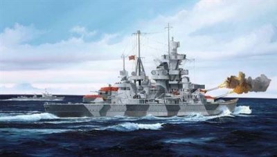 TRUMPETER Maquette avion  Admiral Hipper : Croiseur allemand de 1940 -