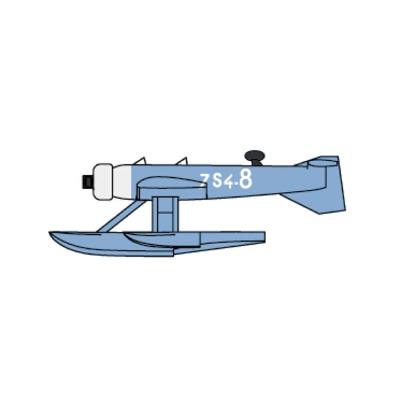 GENERIQUE Maquette avion Trumpeter Besson MB411 Seaplane- - Maquette d'avion