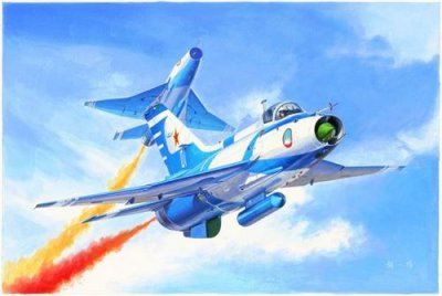 TRUMPETER Maquette avion  Chengdu J-7GB Fighter- 1/48 - Maquette d'avi