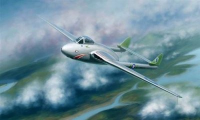 TRUMPETER Maquette avion  de Havilland Vampire FB5- 1/48 - Maquette d'