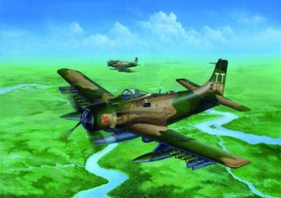 TRUMPETER Maquette avion  Douglas A-1J AD-7 Skyraider- 1/32 - Maquette