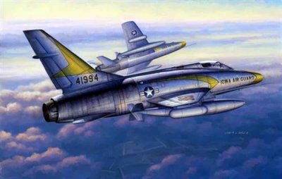 TRUMPETER Maquette avion  F-100C SUPER SABRE- 1/48 - Maquette d'avion