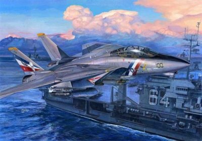TRUMPETER Maquette avion  F-14D SUPER TOMCAT- 1/32 - Maquette d'avion