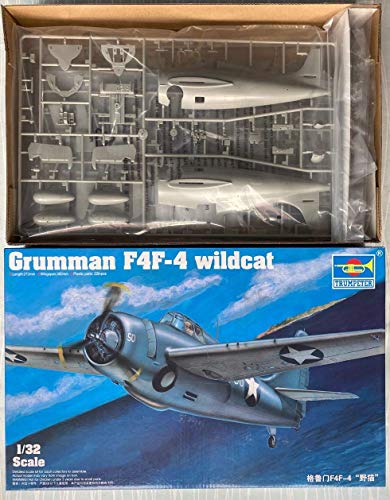 TRUMPETER Maquette avion  F4F-4 WILDCAT- 1/32 - Maquette d'avion