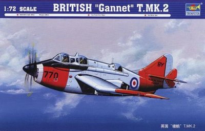 TRUMPETER Maquette avion  Fairey Gannet T.2 -1/72 - Maquette d'avion