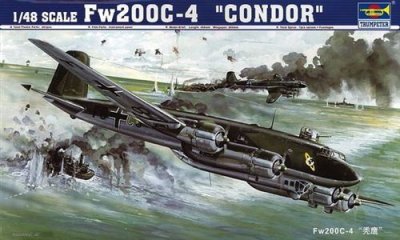 TRUMPETER Maquette avion  FW 200-4 CONDOR- 1/48 - Maquette d'avion