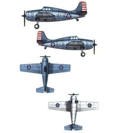  Maquette avion Trumpeter Grumman F4F-4 Wildcat. 10 par bo&icirc;te- - Maque
