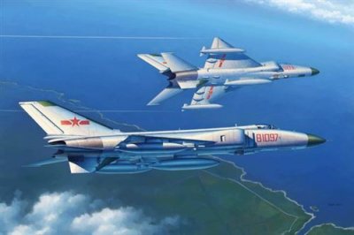 TRUMPETER Maquette avion  J-8B Finback - - Maquette d'avion