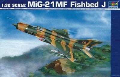 TRUMPETER Maquette avion  MIG-21 MF FISHBED J- 1/32 - Maquette d'avion