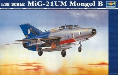 TRUMPETER Maquette avion  MIG-21UM Mongol B - 1/32 - Maquette d'avion