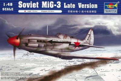 TRUMPETER Maquette avion  Mikoyan MiG-3 Tardif- 1/48 - Maquette d'avio