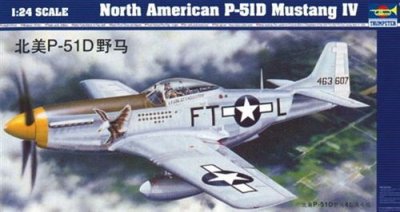 TRUMPETER Maquette avion  North American P-51D Mustang IV - 1/24 - Maq