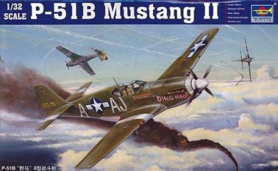 TRUMPETER Maquette avion  P-51 B MUSTANG- 1/32 - Maquette d'avion