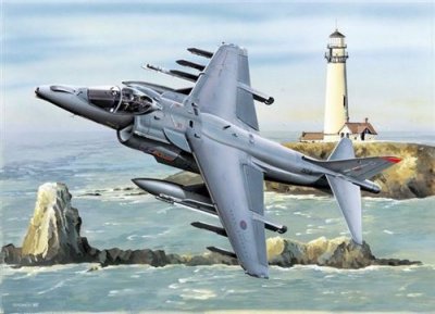 TRUMPETER Maquette avion  RAF HARRIER GR.MK7- 1/32 - Maquette d'avion