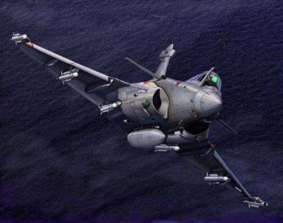 TRUMPETER Maquette avion  RAFALE M-1/144 - Maquette d'avion
