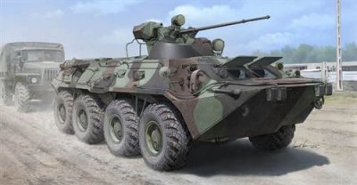TRUMPETER Maquette avion  Russie BTR-80A APC- - Maquette d'avion