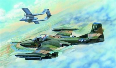 TRUMPETER Maquette avion  US A-37B LIBELLULE- 1/48 - Maquette d'avion