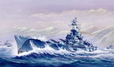 TRUMPETER Maquette avion  USS Alabama BB-60 - - Maquette d'avion