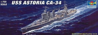 TRUMPETER Maquette avion  USS Astoria CA-34 - - Maquette d'avion