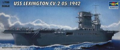 TRUMPETER Maquette avion  USS CV2 Lexington - - Maquette d'avion