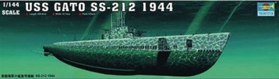 TRUMPETER Maquette avion  USS Gato SS-212 1944 - - Maquette d'avion