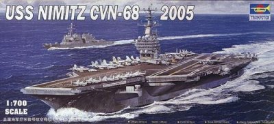 TRUMPETER Maquette avion  USS Nimitz CVN-68 2005 - - Maquette d'avion