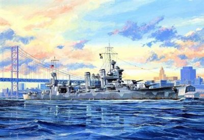 TRUMPETER Maquette avion  USS Quincy CA-39 - - Maquette d'avion