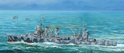 TRUMPETER Maquette avion  USS Tuscaloosa CA-37 - - Maquette d'avion