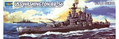 TRUMPETER Maquette avion  USS Washington BB-56 - - Maquette d'avion