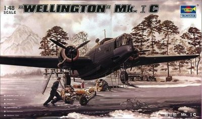 TRUMPETER Maquette avion  WELLINGTON MK.1C- 1/48 - Maquette d'avion