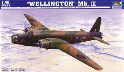 TRUMPETER Maquette avion  WELLINGTON MK.III- 1/48 - Maquette d'avion