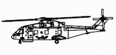 TRUMPETER Maquette avion  Westland EH-101 Merlin- 1/350 - Maquette d'a
