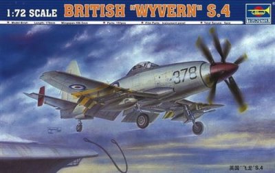 TRUMPETER Maquette avion  Westland Wyvern S.4 -1/72 - Maquette d'avion