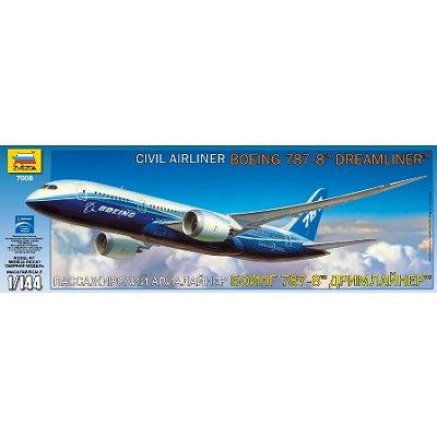 ZVEZDA Maquette avion  Boeing 787 Dreamliner -1/144 - Maquette d'avion