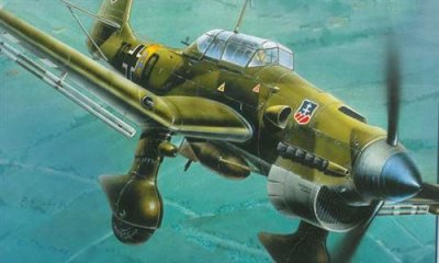ZVEZDA Maquette avion  Junkers Ju87B-2 Stuka-1/72 - Maquette d'avion