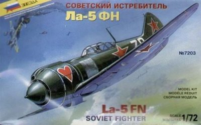ZVEZDA Maquette avion  Lavochkin La-5FN-1/72 - Maquette d'avion