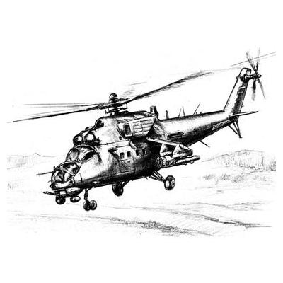 ZVEZDA Maquette avion  Mil Mi-35 -1/72 - Maquette d'avion