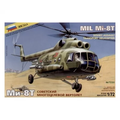 ZVEZDA Maquette avion  Mil Mi-8T-1/72 - Maquette d'avion 