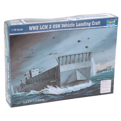 GENERIQUE Maquette bateau&nbsp;: barge de d&eacute;barquement lcm3 usn trumpeter