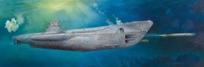  Maquette Bateau German Wwii U-boat Type Viic U-552