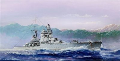 HOBBY BOSS Maquette bateau  Croiseur lourd italien Pola (1941)- 1/350