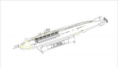 HOBBY BOSS Maquette bateau  Russian SSGN Oscar II -N - Maquette de bat