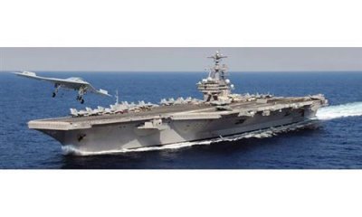 ITALERI Maquette bateau  USS George h.w. bush CVN- 77- 1/700 - Maquett