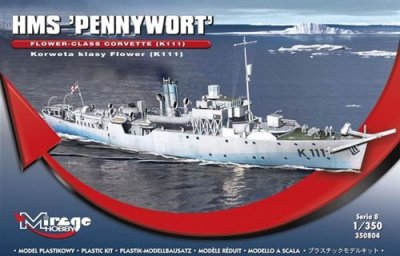 MIRAGE HOBBY Maquette bateau Mirage HMS PENNYWORT Flower - Class Corvette ( K111)-