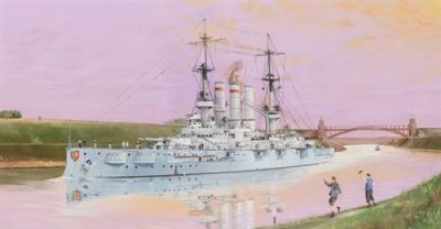 TRUMPETER Maquette bateau  Bataille du Schleswig-Holstein 1908- 1/350