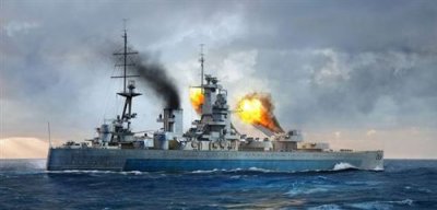 TRUMPETER Maquette bateau  HMS Nelson 1944- 1/700 - Maquette de bateau