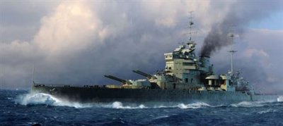 TRUMPETER Maquette bateau  HMS Valiant 1939- 1/700 - Maquette de batea