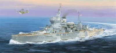 TRUMPETER Maquette bateau  HMS WARSPITE- 1/350 - Maquette de bateau