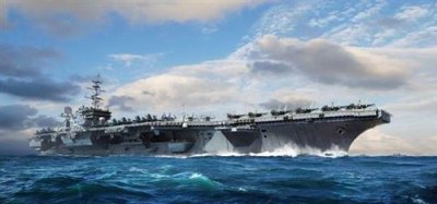 TRUMPETER Maquette bateau  USS Constellation CV-64- 1/700 - Maquette d